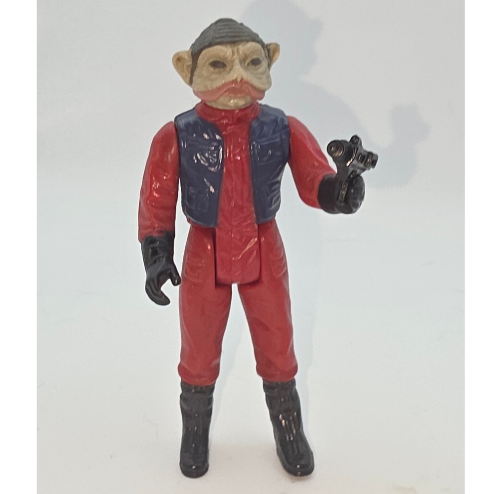 Kenner Star Wars Action Figure 3.75 Red Fair 1983 Nien Nunb & Blaster